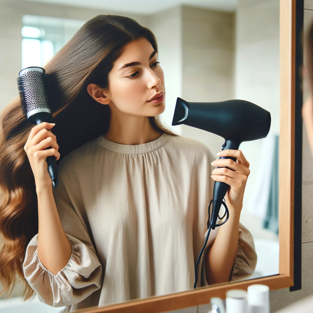 Укладка волос феном и брашингом: пошаговая инструкция