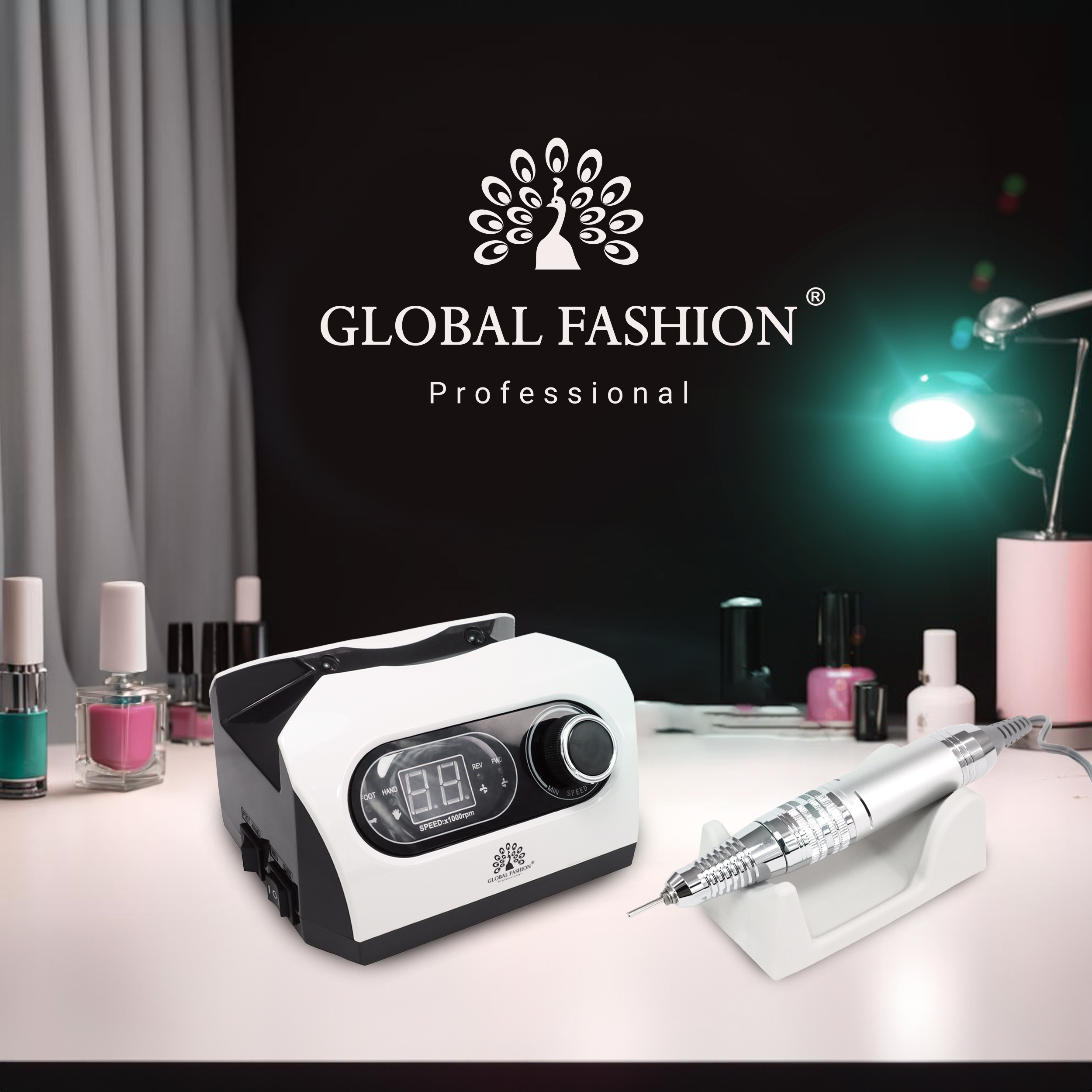 Аппарат для маникюра и педикюра ZS-717 Global Fashion 80Вт 50000 об/мин - высокое качество по выгодной цене